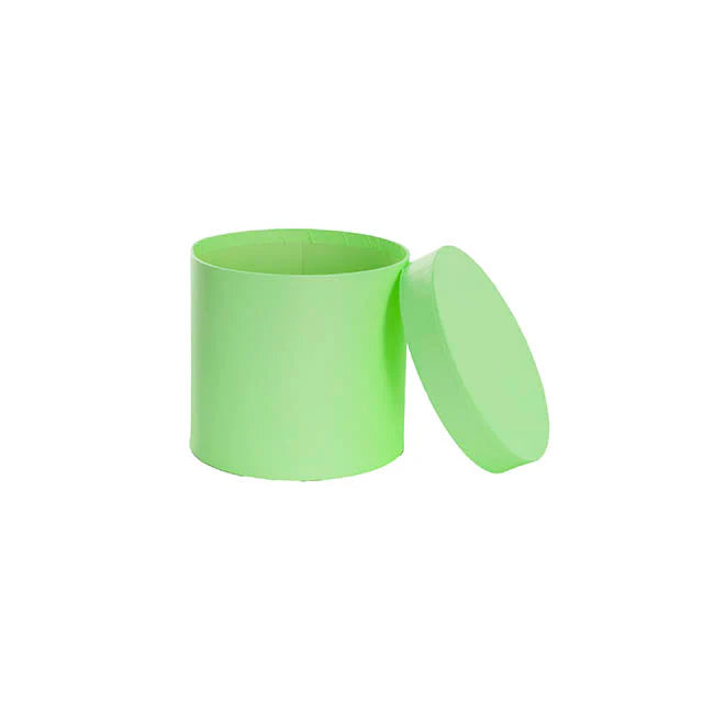 Soft Toy Gift Hat Box Round Pistachio Green (15cmWx13.5cmH)