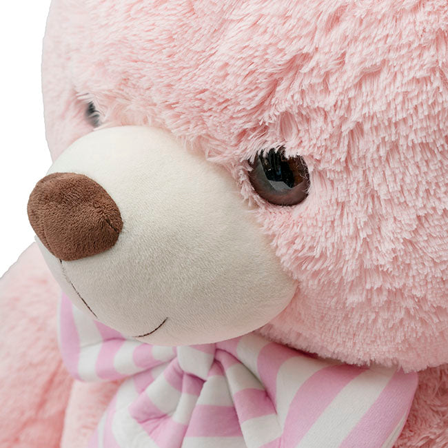 Liam Giant Teddy Bear Soft Pink (105cmHT/70cmST)