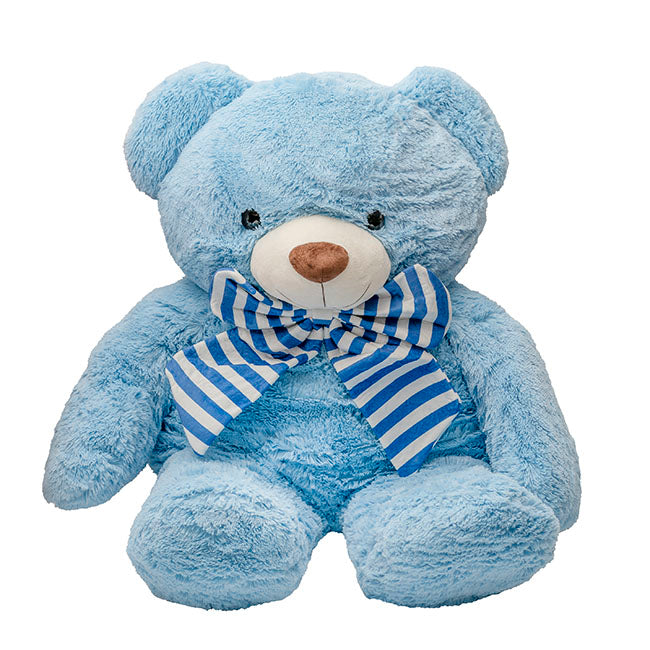 Liam Giant Teddy Bear Blue (130cmHT/90cmST)