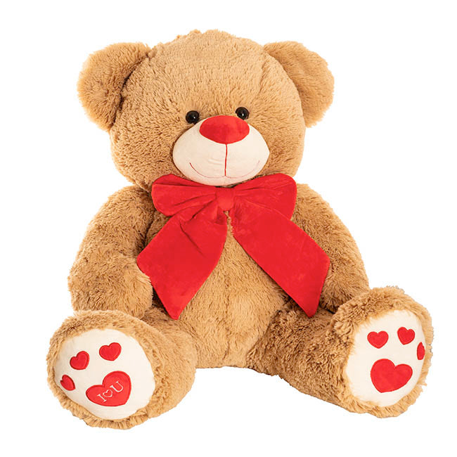 Ted the I Love You Giant Teddy Bear Brown (90cmHT/60cmST)