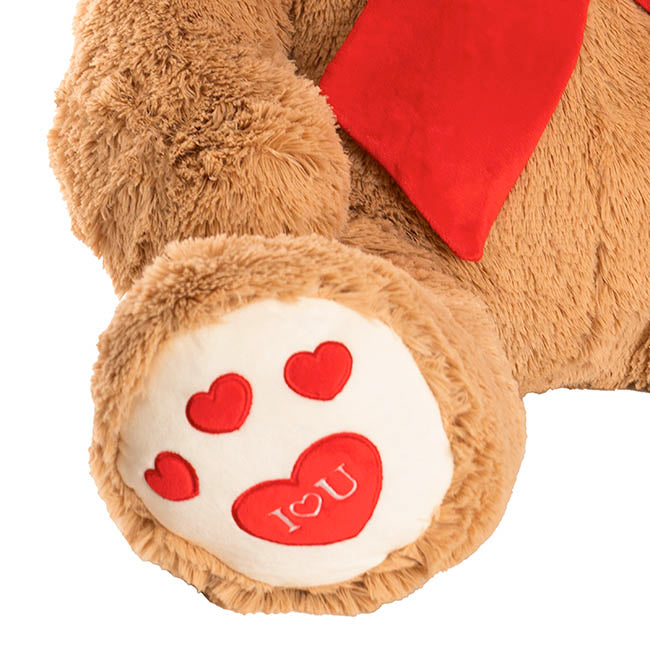 Ted the I Love You Giant Teddy Bear Brown (90cmHT/60cmST)