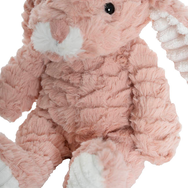 Bunny Nibbles Plush Soft Toy Dusty Pink (22cmST)