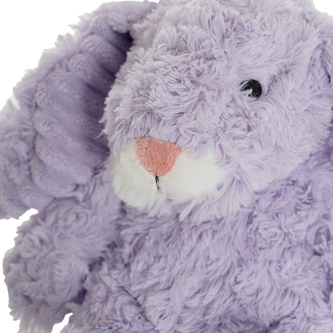 Bunny Nibbles Plush Soft Toy Soft Purple (22cmST)