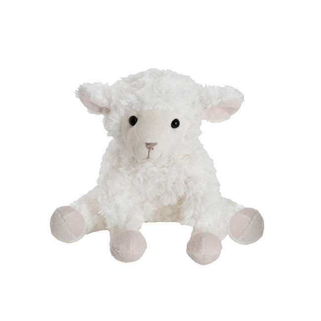 Louis Sitting Lamb Plush Soft Toy White (20cmST)