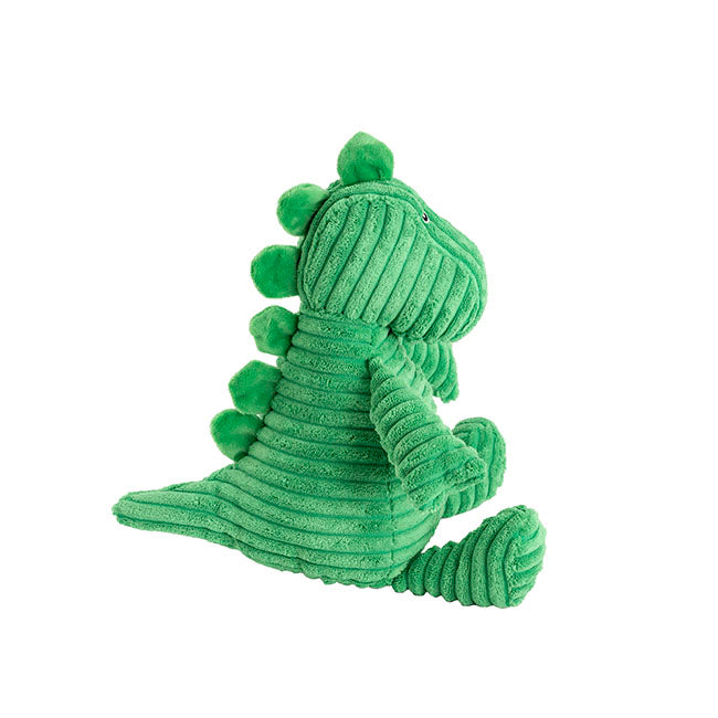 Dino Sitting Dinosaur Plush Toy Corduroy Green (25cmST)
