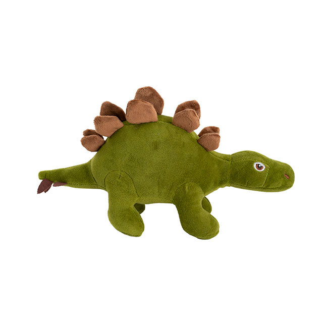 Boris Stegosaurus Dinosaur Plush Toy Olive Green (33x20cmHT)