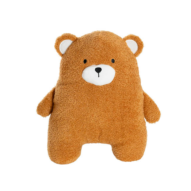Barney Bear Squish Pillow Plush Puff Brown (30cmHT)
