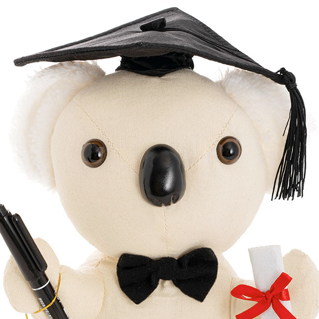 Graduation Signature Calico Koala with Pen (25cmST)