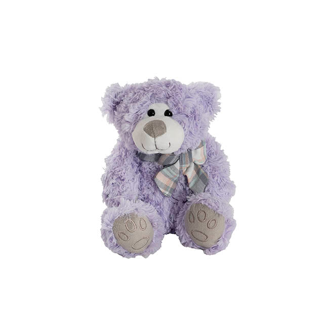 Luke Teddy Bear Soft Purple (20cmH)