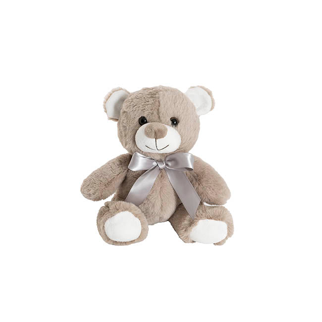 Teddy Bear Bernard Plush Soft Toy Grey Brown (20cmST)