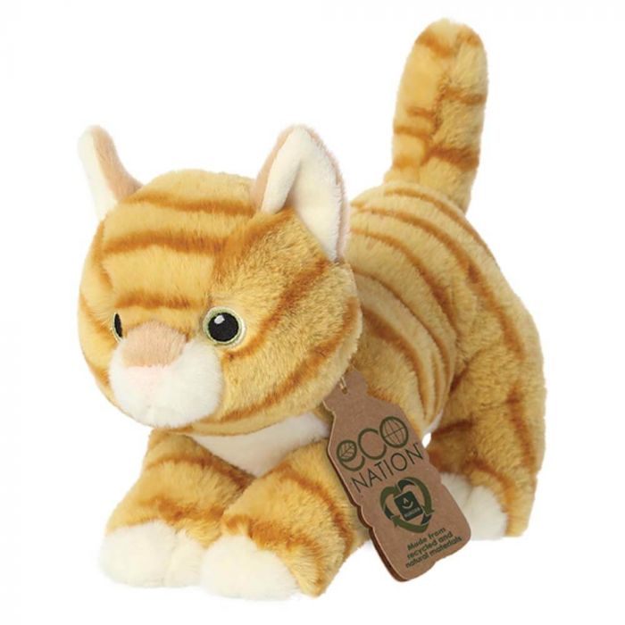 Eco Nation Orange Tabby Cat (16cmHT)