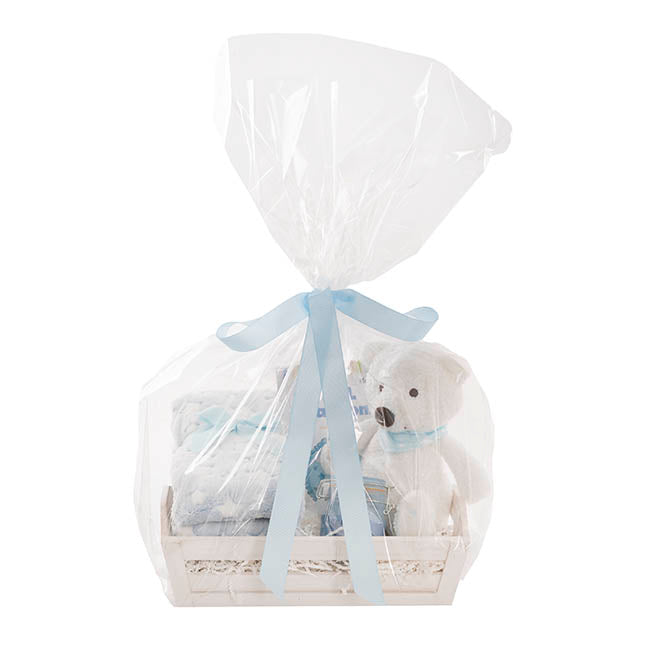 Teddy Bear Wilson w Striped Bow Brown (30cmST)