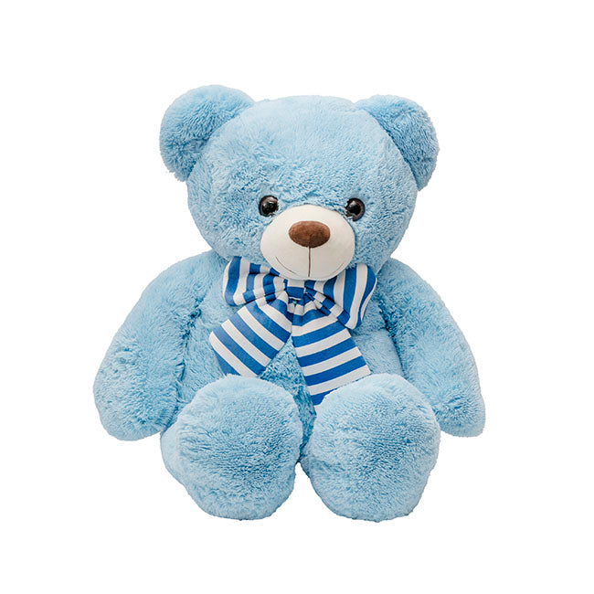 Liam Giant Teddy Bear Blue (105cmHT/70cmST)