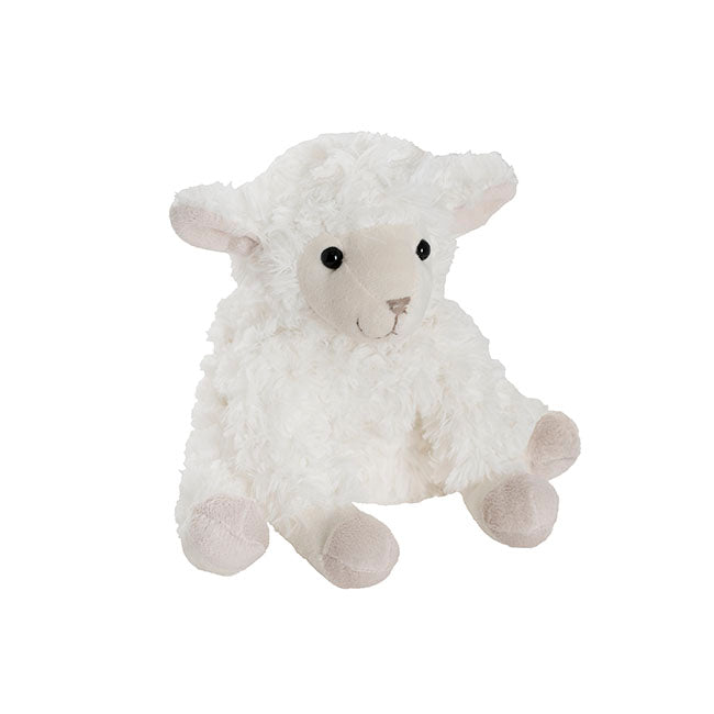 Louis Sitting Lamb Plush Soft Toy White (20cmST)