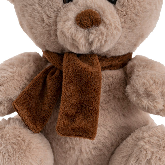 Tobby Bear With Scarf Brown (20cmST)