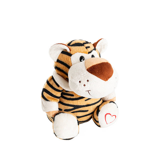 Zara the Love Tiger Plush Toy Soft Orange (21cmST)