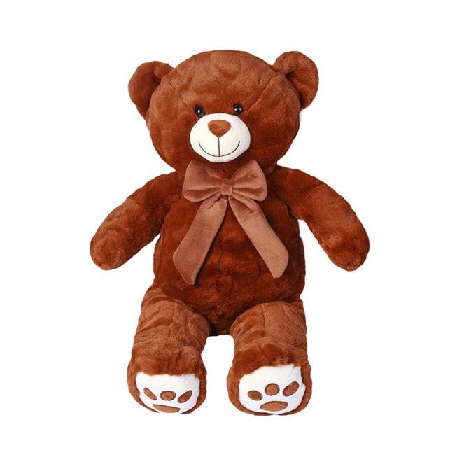 Kyle Bear With Brown Bow Brown (52cmST)