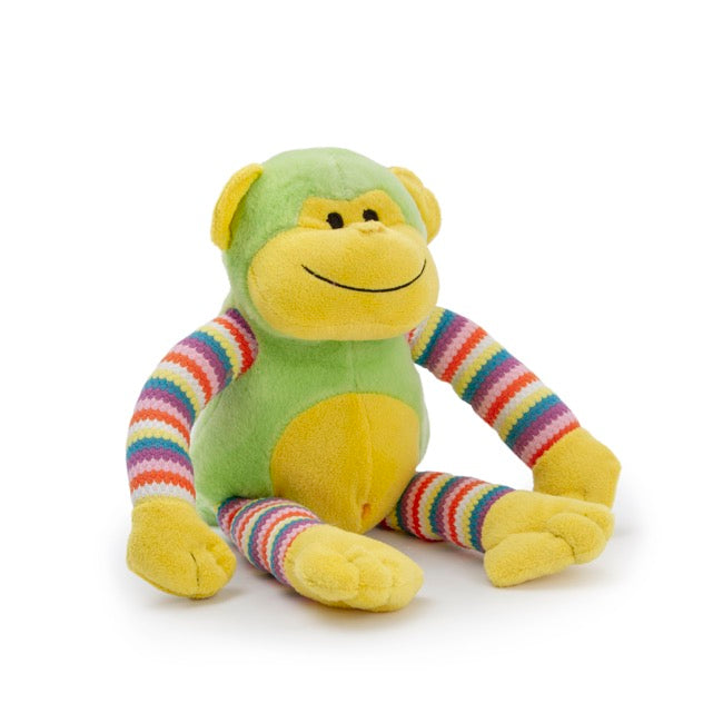 Milo Monkey Bright Striped Lime (38cmHT)