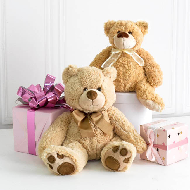 Teddy Bear Mojo Plush Soft Toy Light Brown (40cmHT)