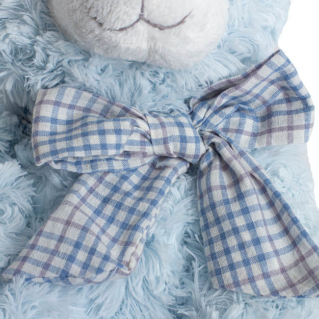 Luke Teddy Bear Baby Blue (25cmH)