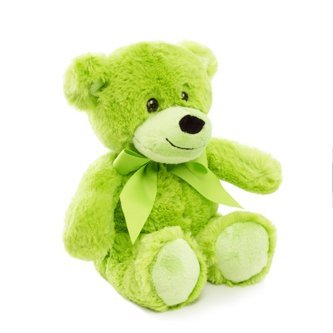 Jelly Bean Teddy Bear Green (20cmST)