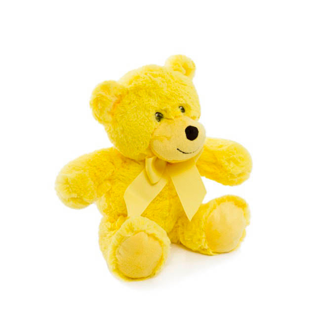 Jelly Bean Teddy Bear Yellow (20cmST)