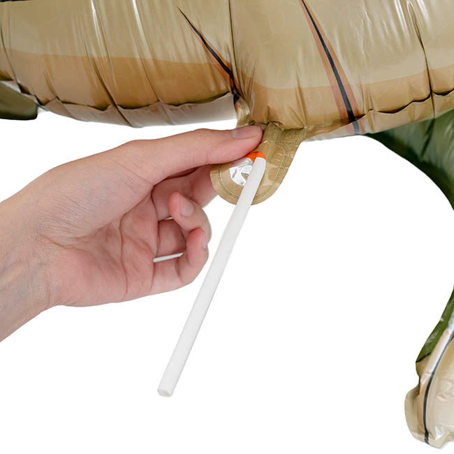 3D Foil Balloon Tyrannosaurus Rex Dinosaur Green (83Lx66cmH)