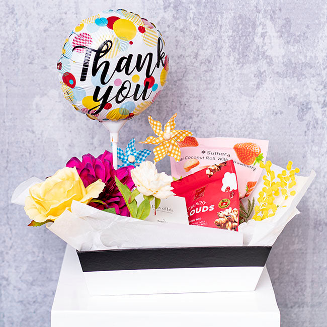 Foil Balloon 9" (22.5cmD) Pack 5 Round Thank you