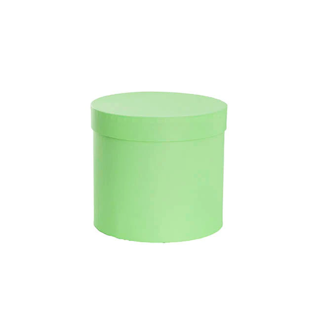 Soft Toy Gift Hat Box Round Pistachio Green (15cmWx13.5cmH)