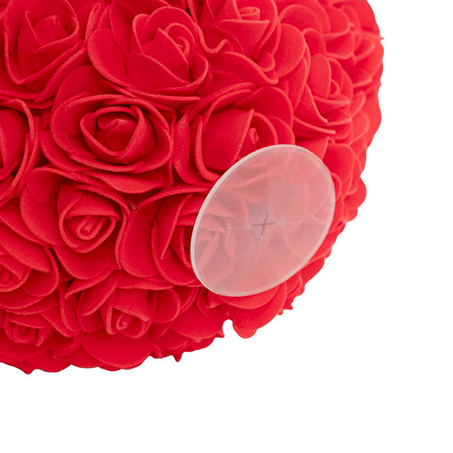 Amore Rose Love Heart Red (20cmH)