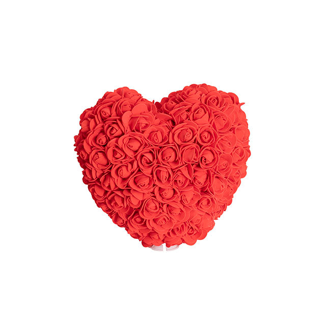 Rose Love Heart Red (20cmH)