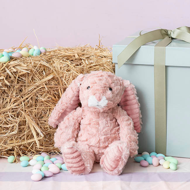 Bunny Nibbles Plush Soft Toy Dusty Pink (22cmST)