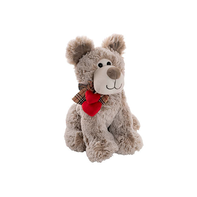 Love Puppy Mars Plush Soft Toy Brown (24cmST)