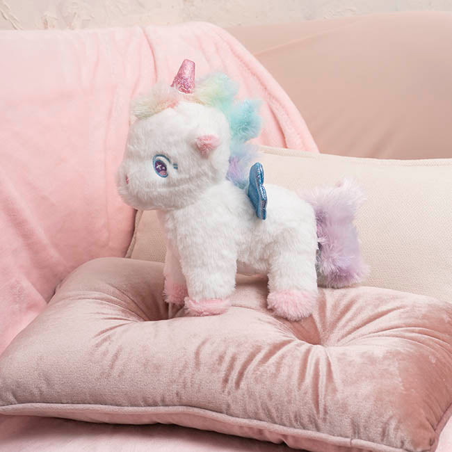 Unicorn Charlotte Plush Soft Toy White (24cmHT)