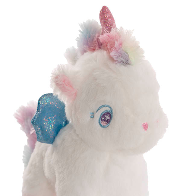 Unicorn Charlotte Plush Soft Toy White (24cmHT)