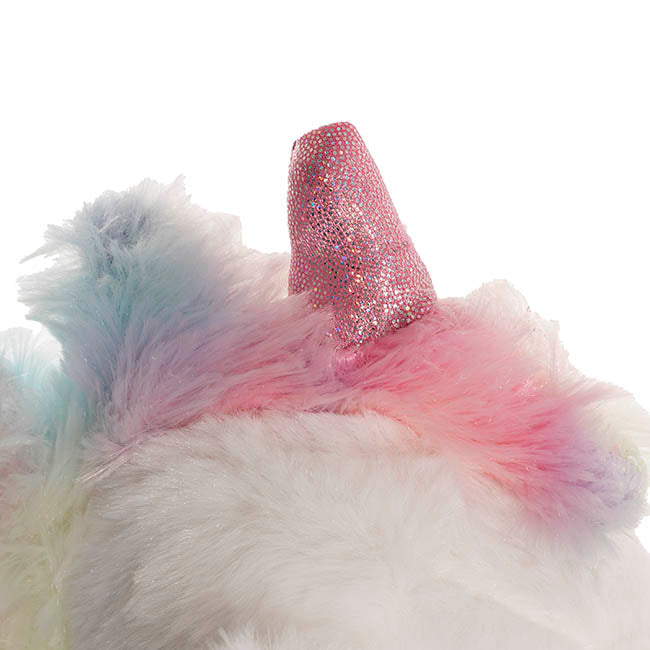 Unicorn Charlotte Plush Soft Toy White (24cmHT)