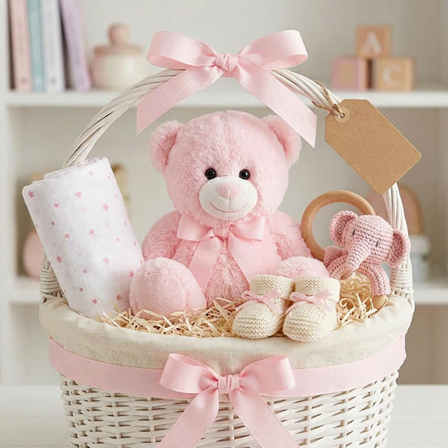 Teddy Bear Toby Soft Pink (15cm.ST)