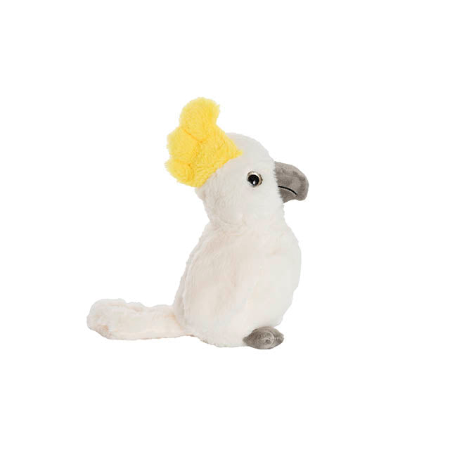 Cockatoo Gabby Plush Soft Toy White (27cm.HT)