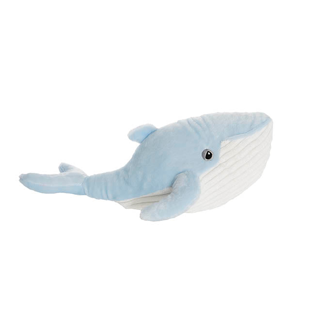 Humpback Whale Splash Plush Soft Toy Soft Blue (45Lx15cmHT)
