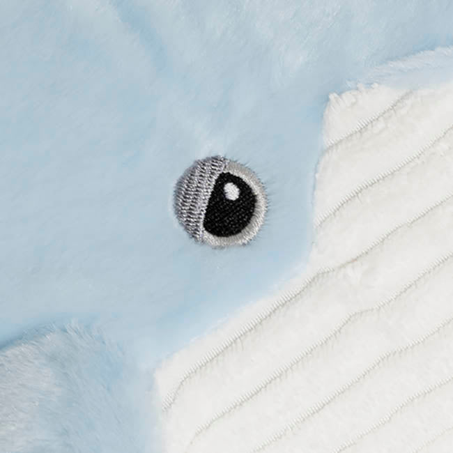 Humpback Whale Splash Plush Soft Toy Soft Blue (45Lx15cmHT)