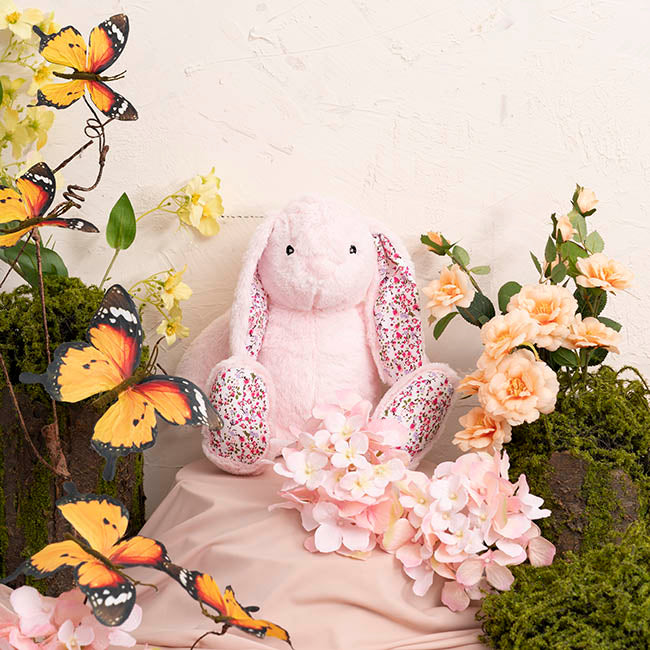 Bunny Lucy Plush Soft Toy Soft Pink (25cmST)