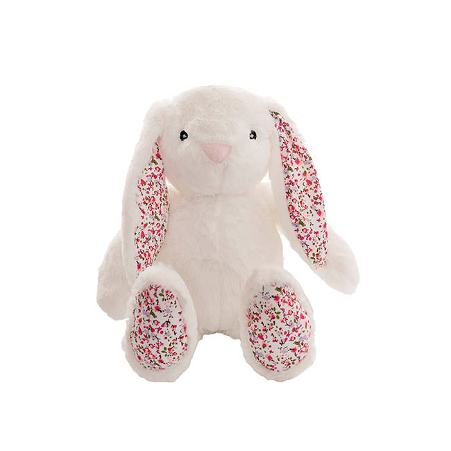 Bunny Lucy Plush Soft Toy White (25cmST)