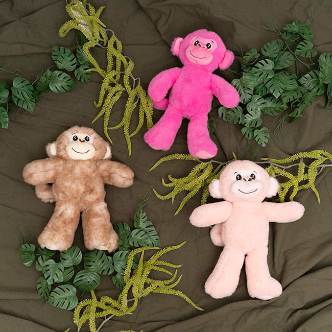 Monkey Sammy Plush Soft Toy Brown (20cmST)