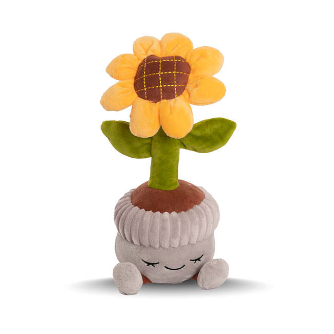 Plush Potted Sunflower Soft Toy Yellow (30cmHT)