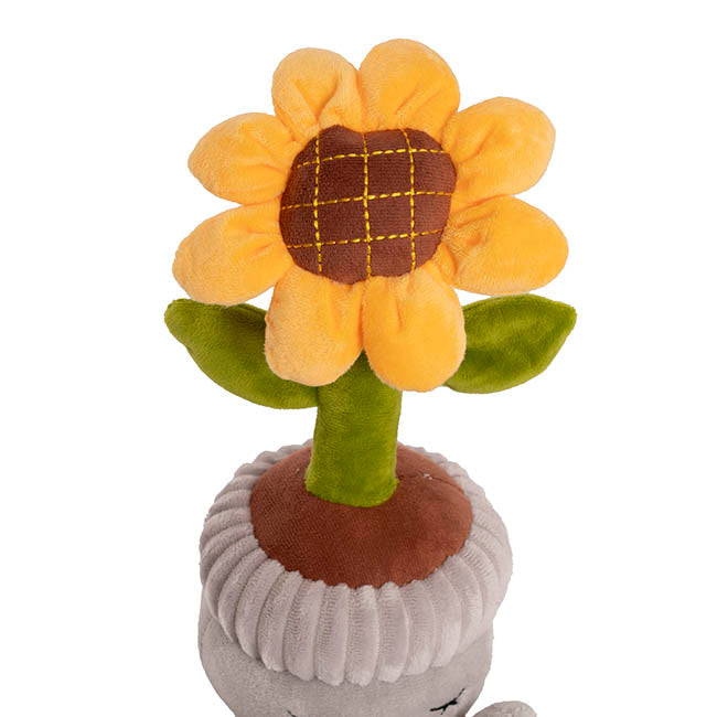 Plush Potted Sunflower Soft Toy Yellow (30cmHT)