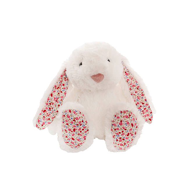 Bunny Petals Plush Soft Toy White (40cmHT)
