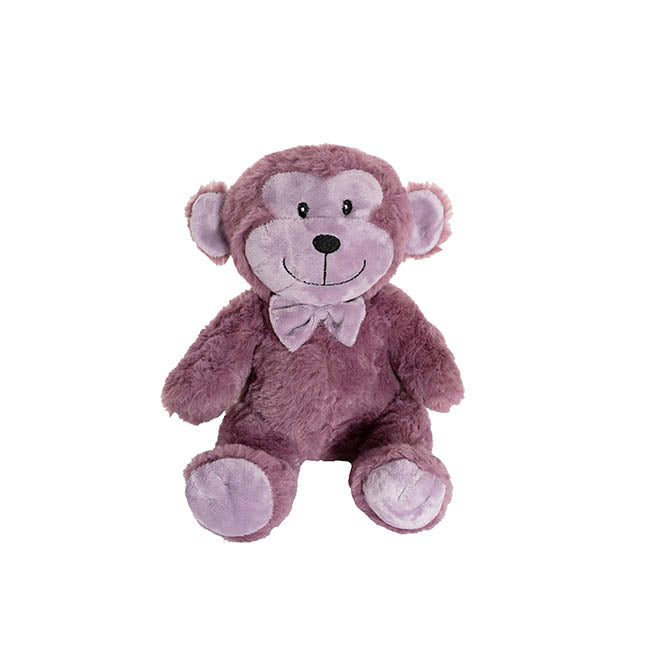 Cheeky Monkey Plush Soft Toy Dusty Purple (20cmST)