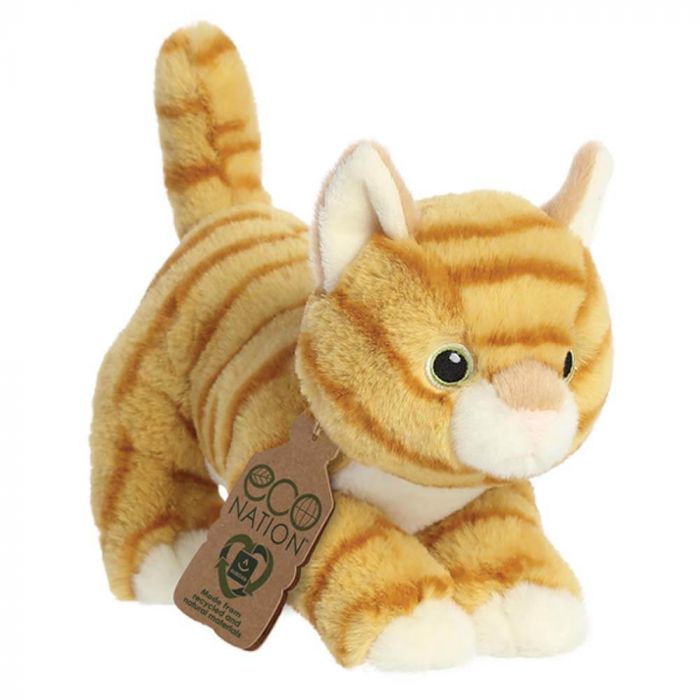 Eco Nation Orange Tabby Cat (16cmHT)