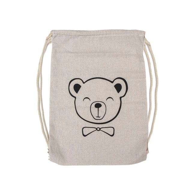 Teddy Bear Drawstring Bag