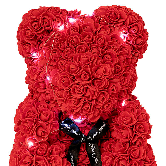 Rose bear with sales diamonds